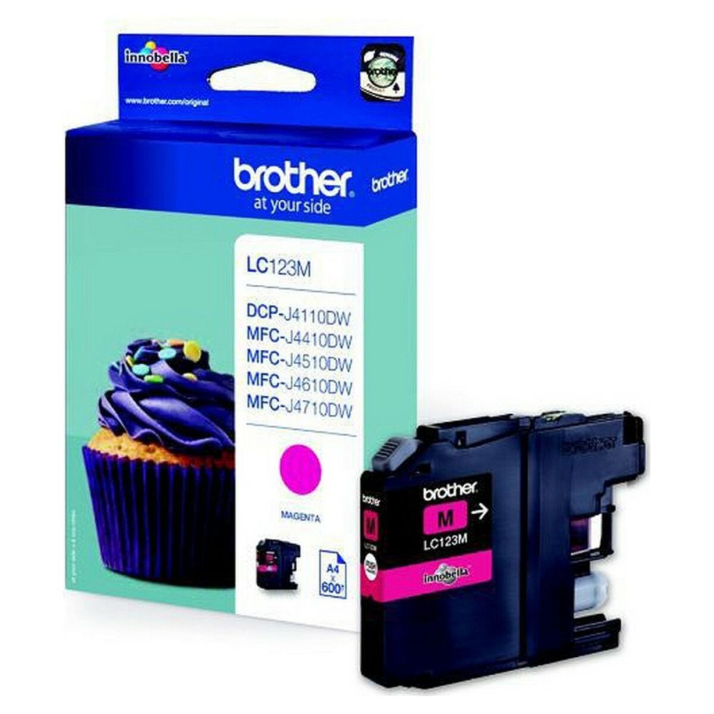 Cartuccia ad Inchiostro Originale Brother LC-123M Magenta