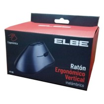 Ratón Inalámbrico ELBE RT-102 Ergonómico 800 dpi Negro