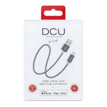 USB-Ladekabel DCU Lightning iPhone Grau 1 m