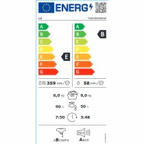 Washer - Dryer LG F4DV5009S0W 9kg / 6kg White 1400 rpm