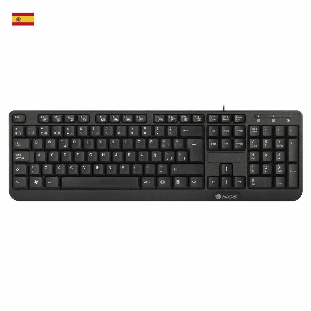 Keyboard NGS NGS-KEYBOARD-0344 Black