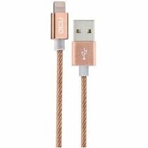 Cable USB a Lightning DCU 34101210 Rosa 1 m