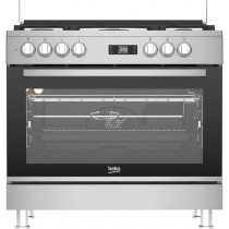 Gas Cooker BEKO GM 15321 DX NS 90 cm Steel 2900 W