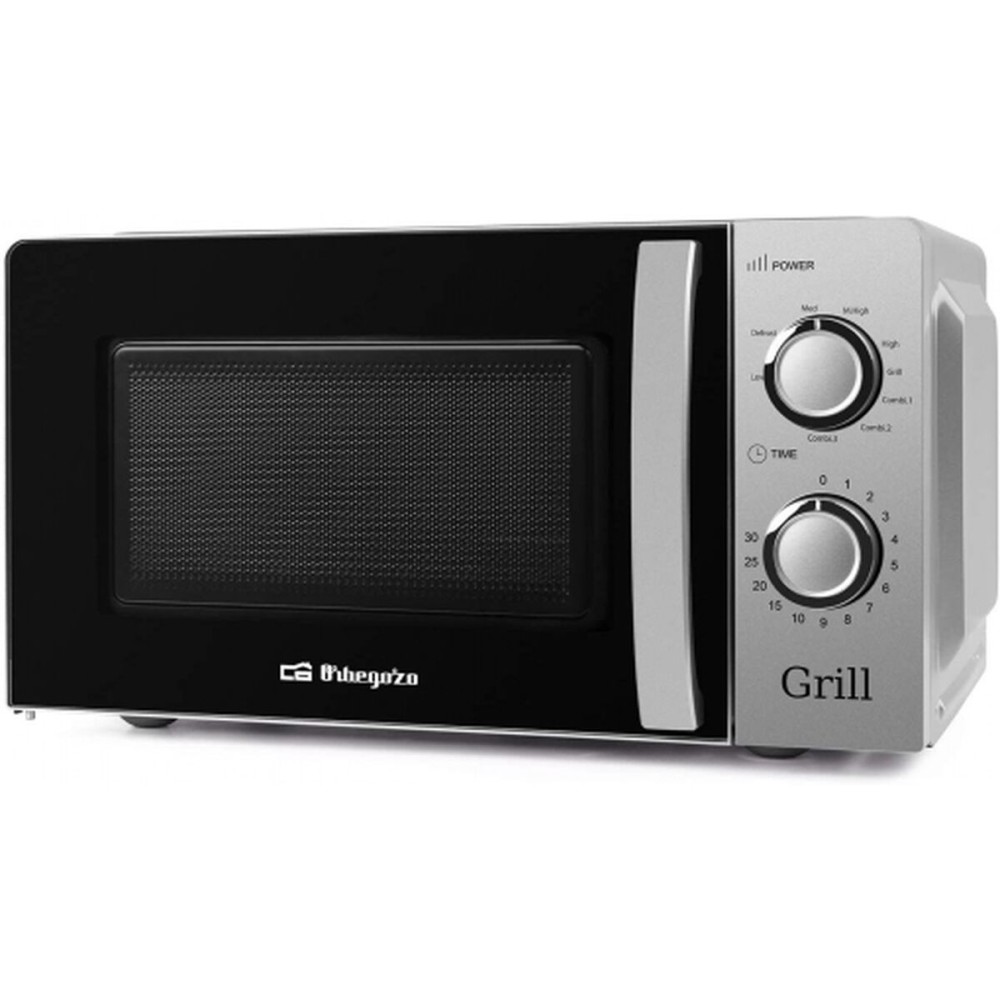 Microonde con Grill Orbegozo MIG 2138 20 L Argentato Nero 700 W