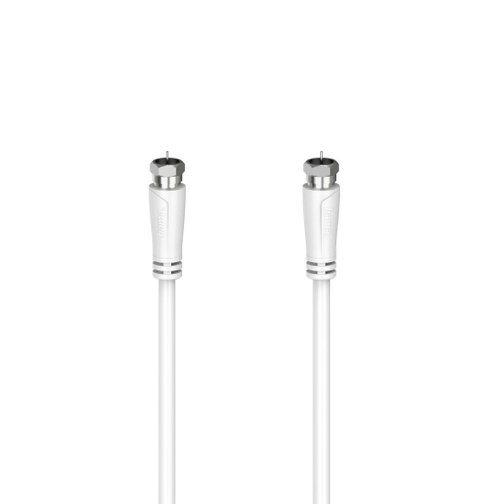 Cable Coaxial Antena TV Hama 1,5 m Blanco