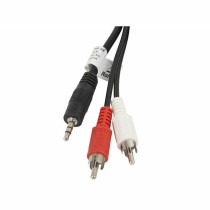 Audio Jack to 2 RCA Cable Lanberg CA-MJRC-10CC-0050-BK Black 5 m