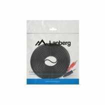 Audio Jack to 2 RCA Cable Lanberg CA-MJRC-10CC-0050-BK Black 5 m