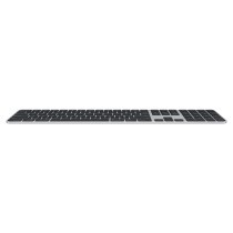 Tastatur Apple MMMR3Y/A Qwerty Spanisch Schwarz/Silberfarben