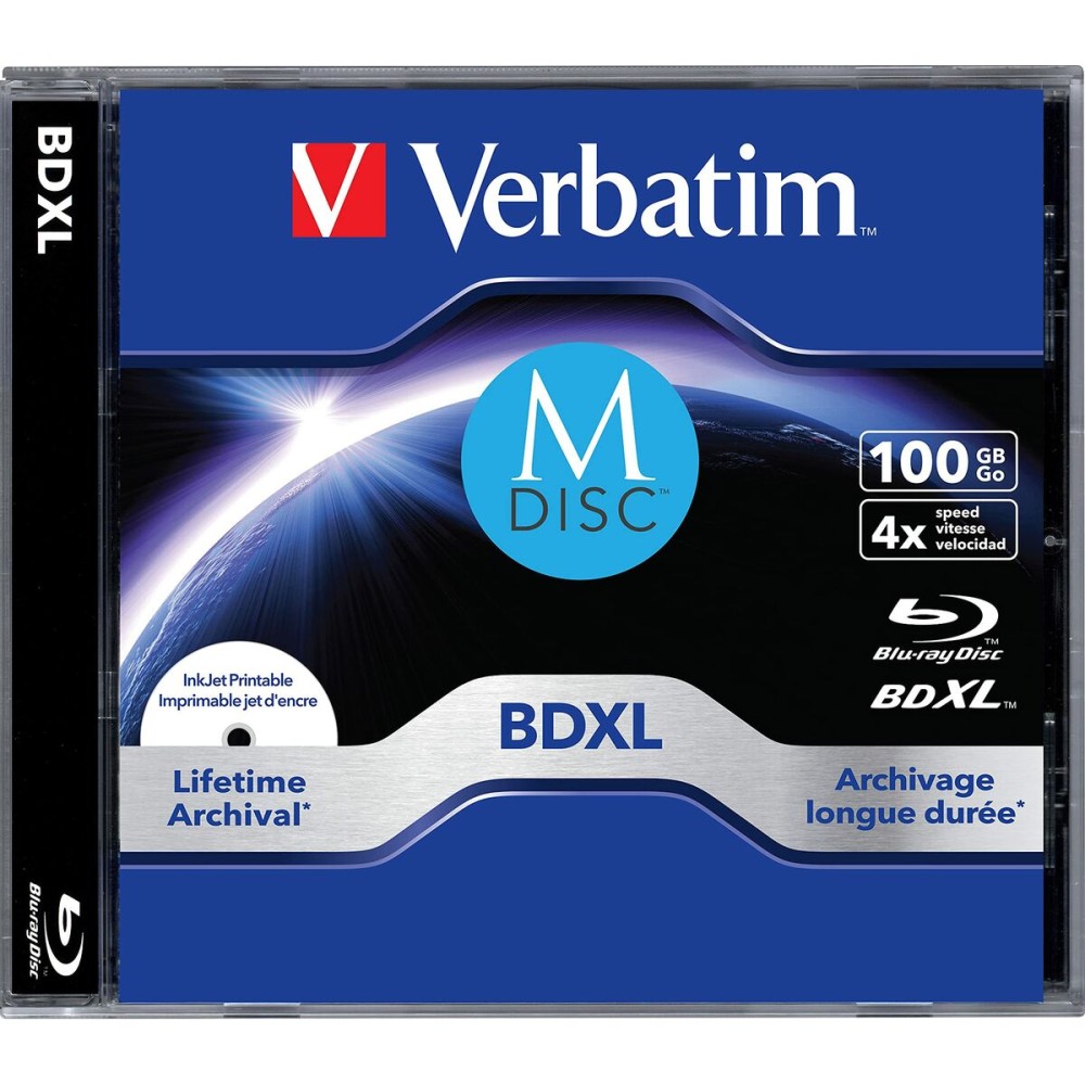 CD-R Printable Verbatim 100 GB (Recondicionado C)