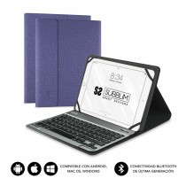 Capa para Tablet e Teclado Subblim Teclado KEYTAB PRO 10.1" Bluetooth Roxo