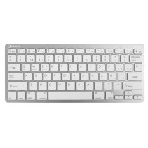 Tastatur Silver Electronics 111938640199 Silberfarben Qwerty Spanisch