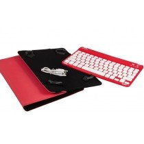 Capa para Tablet e Teclado Silver HT UNIVERSAL 9-11