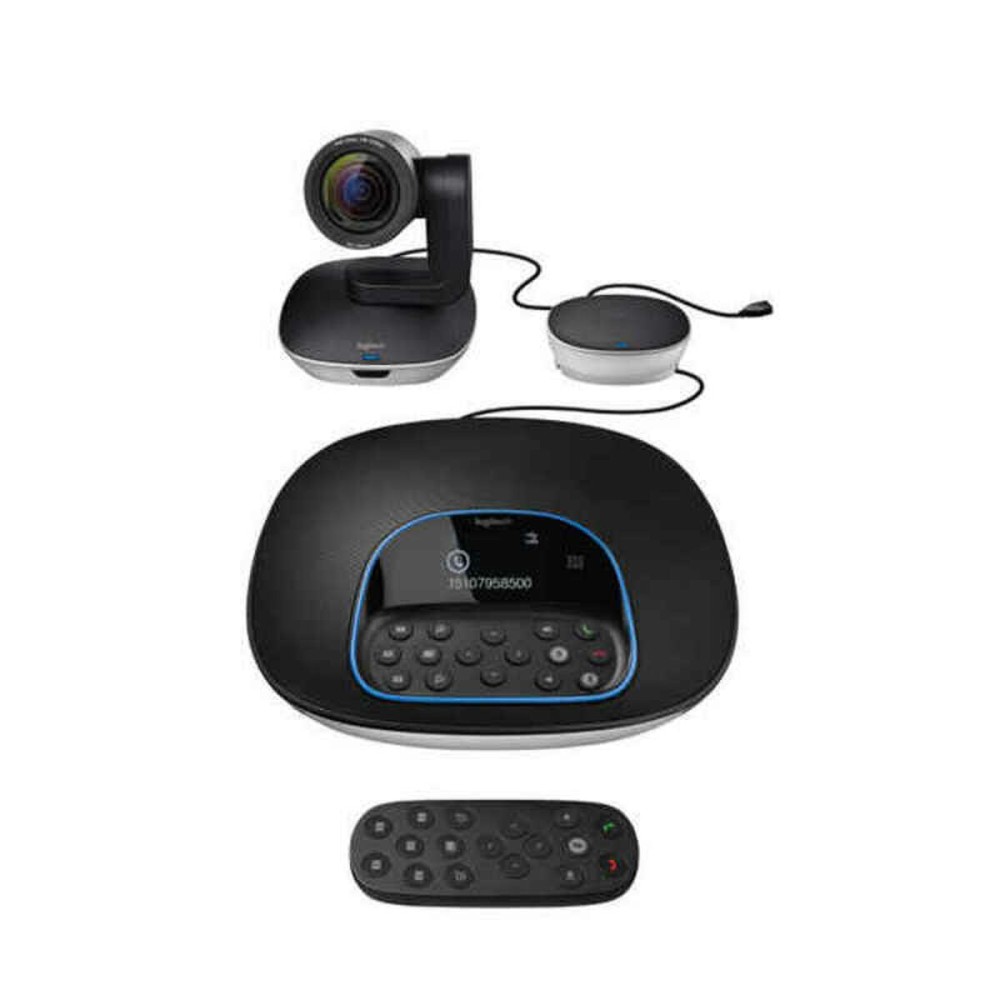 Videokonferenzsystem Logitech GROUP Full HD Schwarz Schwarz/Grau