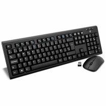 Tastiera e Mouse Microsoft CKW200ES Nero Qwerty in Spagnolo QWERTY