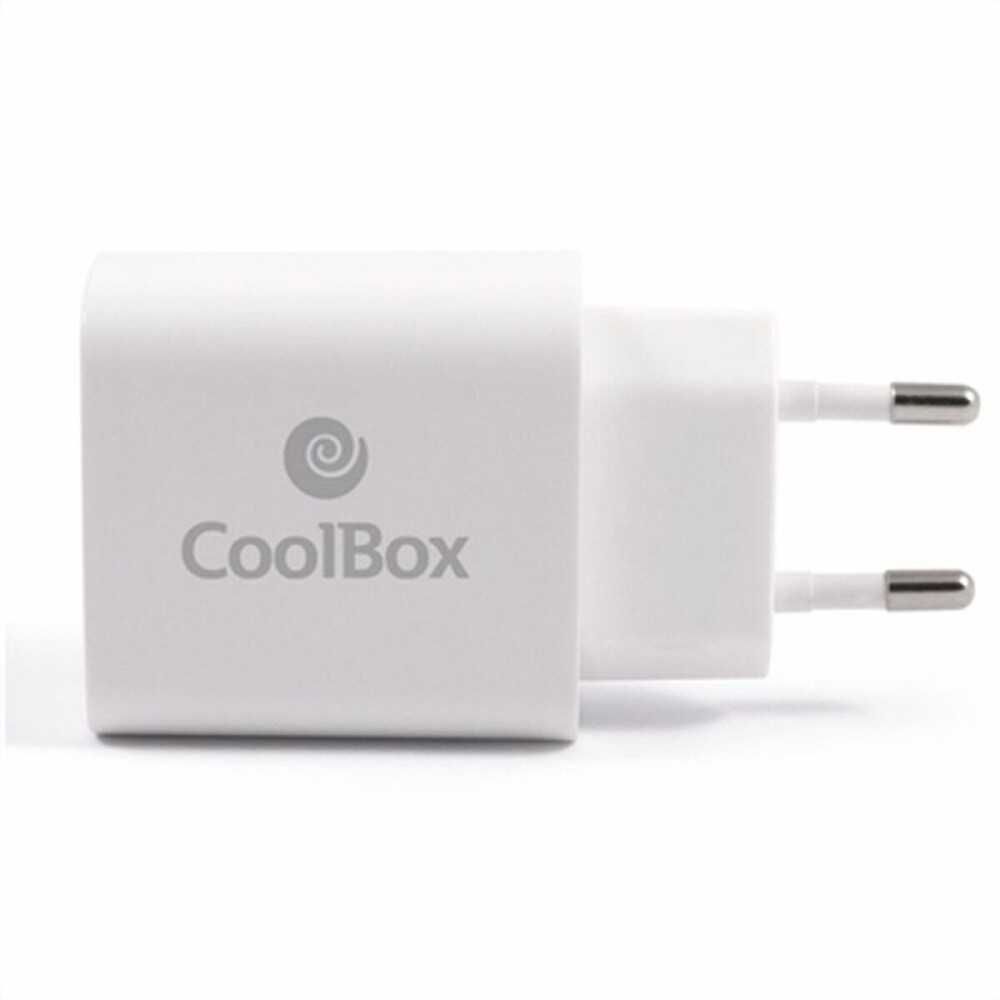 Wall Charger 2-in-1 CoolBox COO-CUAC-20P White 20 W