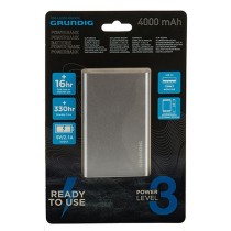 Powerbank Grundig 4000 mAh Plateado (6 Unidades)