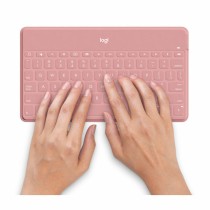 Tastiera Logitech Keys-To-Go Rosa Qwerty in Spagnolo