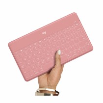 Tastatur Logitech Keys-To-Go Rosa Qwerty Spanisch