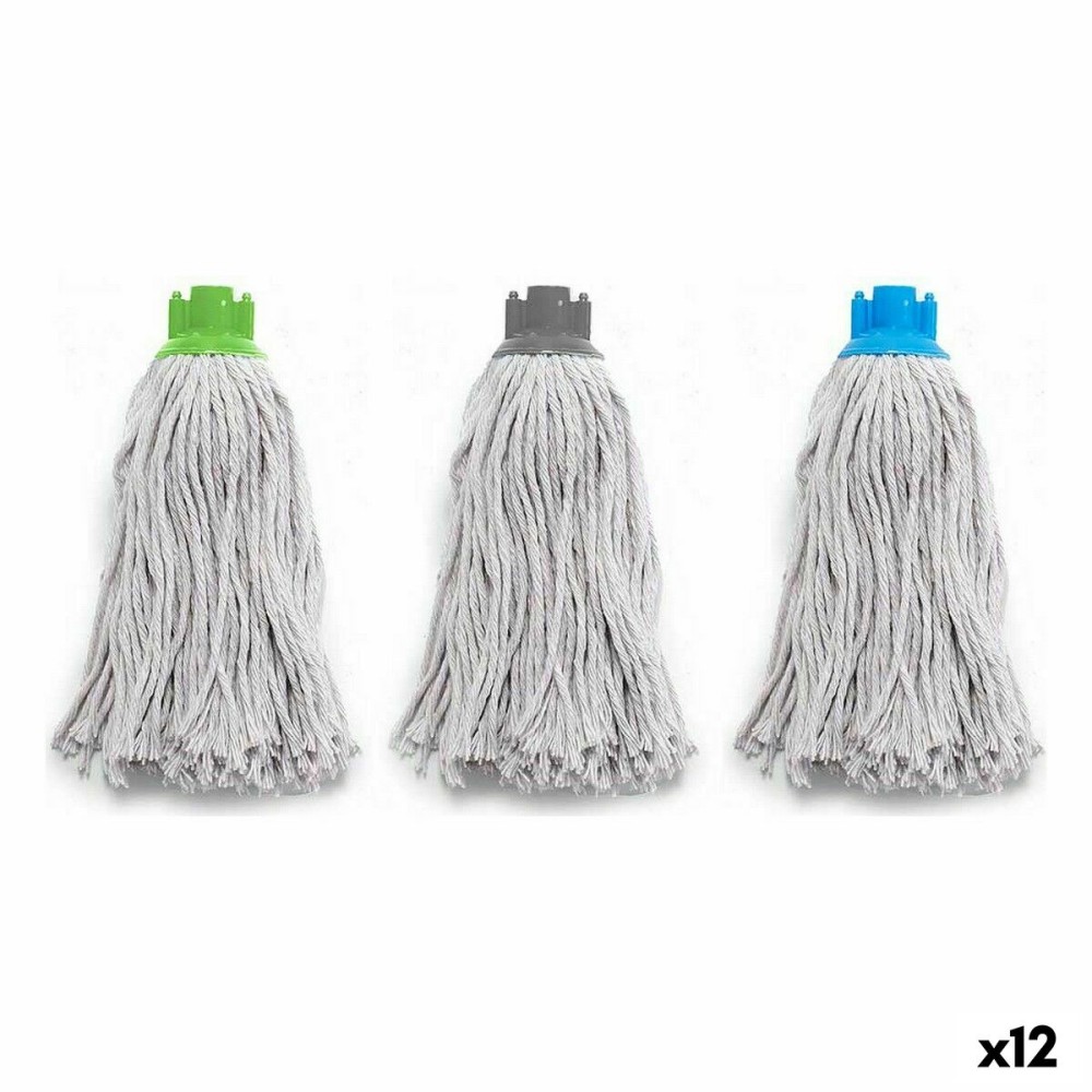 Mop Microfibres 8 x 28 x 8 cm (12 Units)