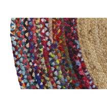 Tapete DKD Home Decor Poliéster Algodão Multicolor Jute (160 x 160 x 0,7 cm)