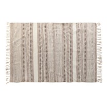 Alfombra DKD Home Decor Flecos Boho Poliéster Algodón (120 x 180 cm)