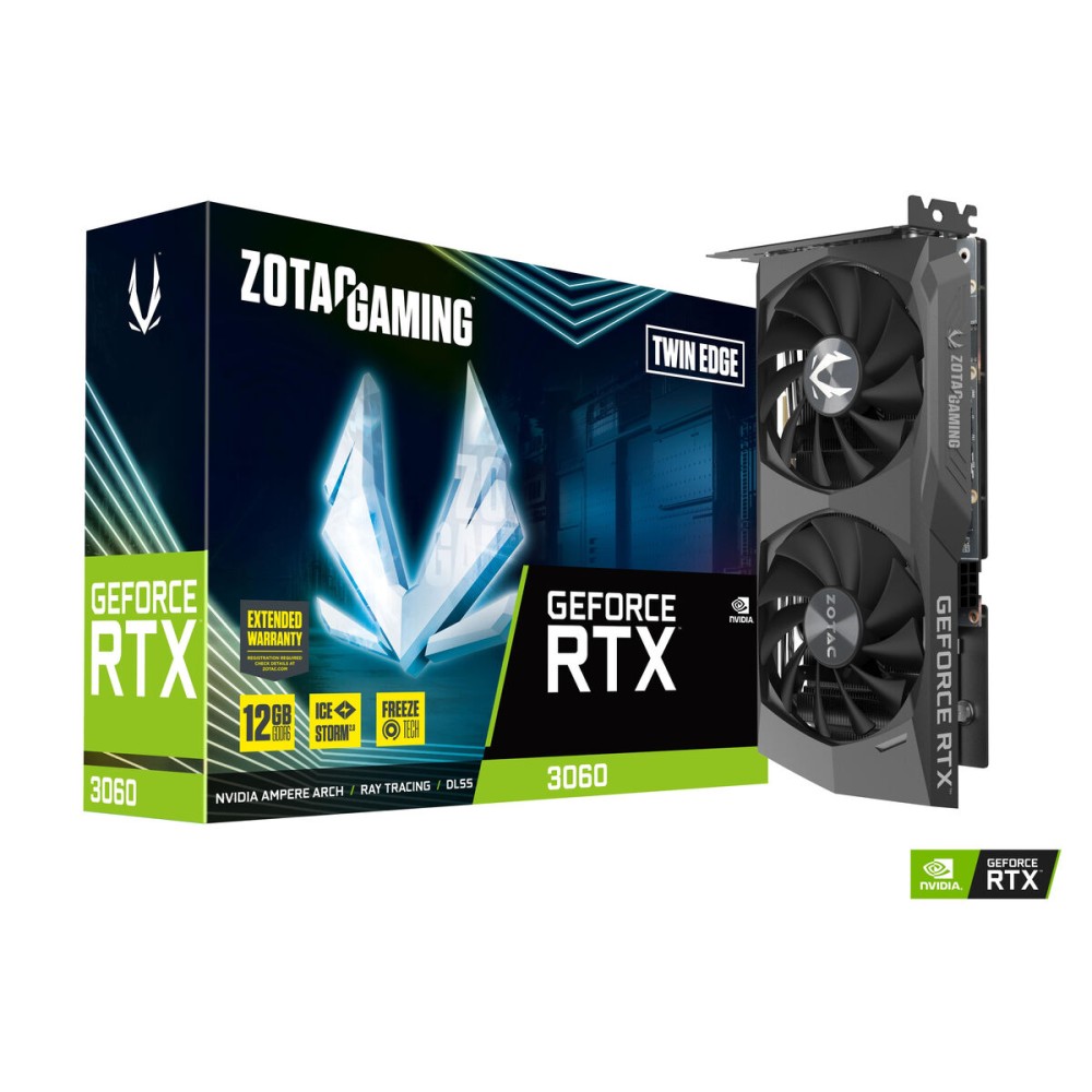 Grafikkarte Zotac GAMING GeForce RTX 3060 Twin Edge 12 GB GDDR6 NVIDIA GeForce RTX 3060