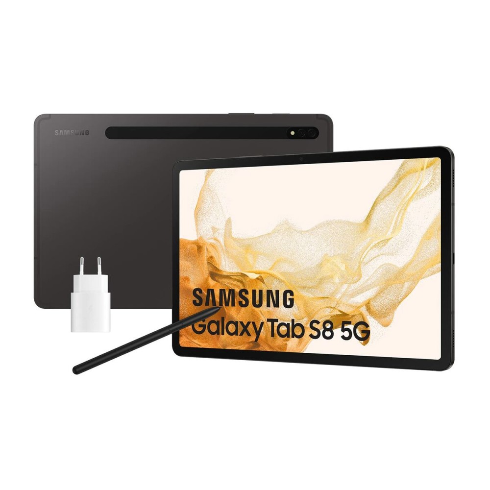 Tablet Samsung Galaxy Tab S8 5G Negro Gris 128 GB 8 GB RAM