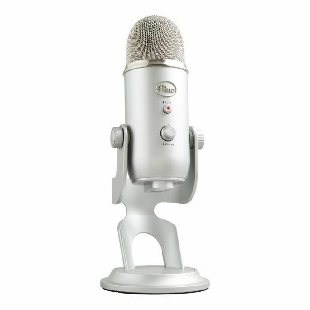 Microphone Logitech Blue Yeti USB Mic Silver Black