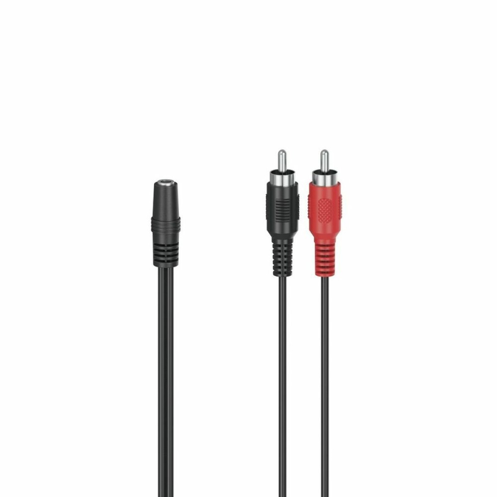 Cavo Audio Jack con 2 RCA Hama 00205186 0,1 m Nero