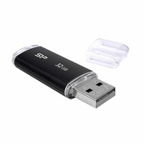 USB Pendrive Silicon Power SP032GBUF2U02V1K 32 GB USB 2.0 Schwarz 32 GB