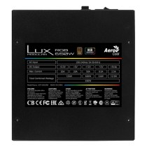 Fonte de Alimentação Aerocool LUXRGB650M RGB 650W Preto 650 W