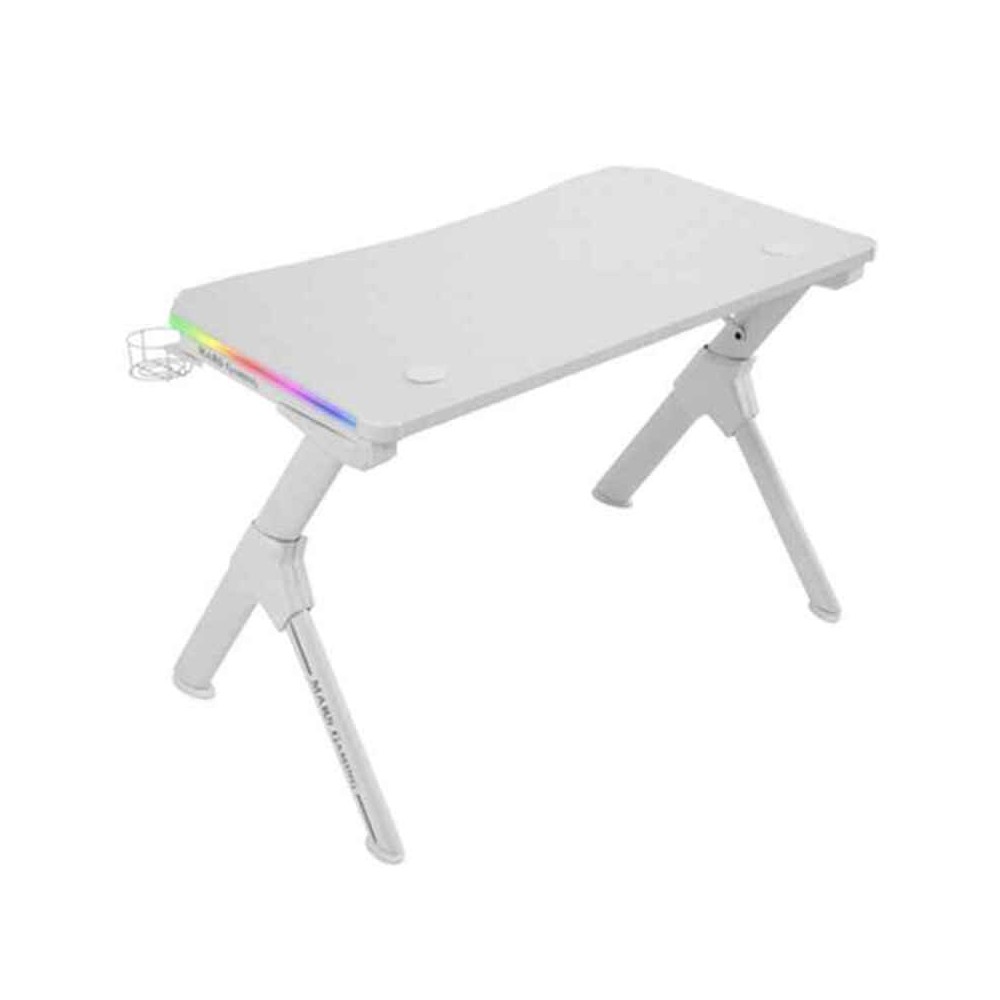 Mesa Mars Gaming MGDRGBW Branco Aço