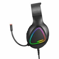 Auriculares com Microfone Gaming Mars Gaming MH222 Preto