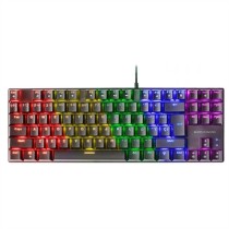 Tastatur Mars Gaming MK80 Qwerty Spanisch Schwarz RGB