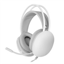 Auriculares con Micrófono Mars Gaming MH-GLOW RGB Blanco