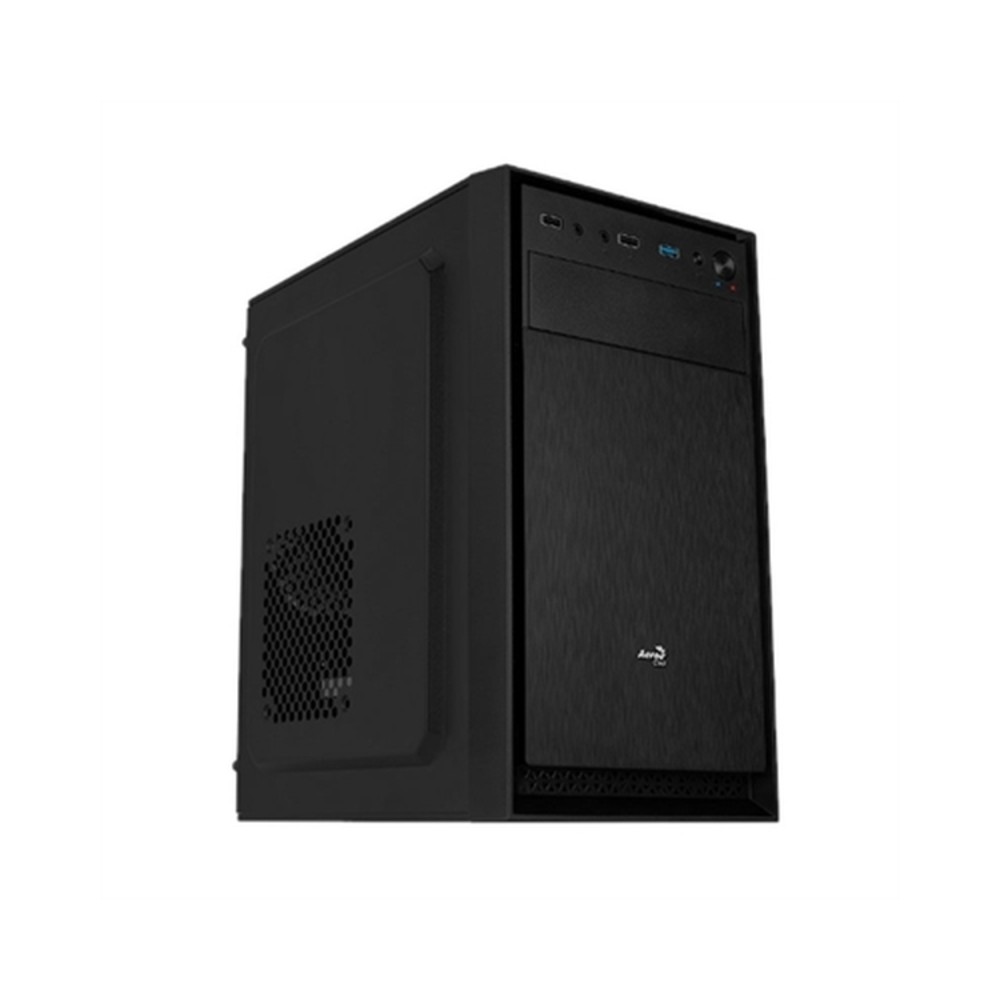 Caja Minitorre Micro ATX con Lector de Tarjetas Aerocool CS104 Negro