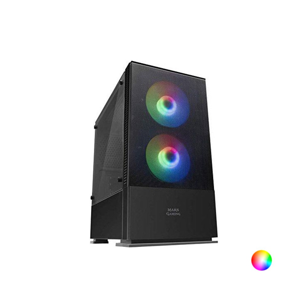 ATX/mATX Semi-tower Box Mars Gaming LED RGB LED RGB Micro ATX