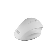 Rato Mars Gaming MMWERGO Ratón Inalámbrico Ergonómico Blanco 3200 DPI