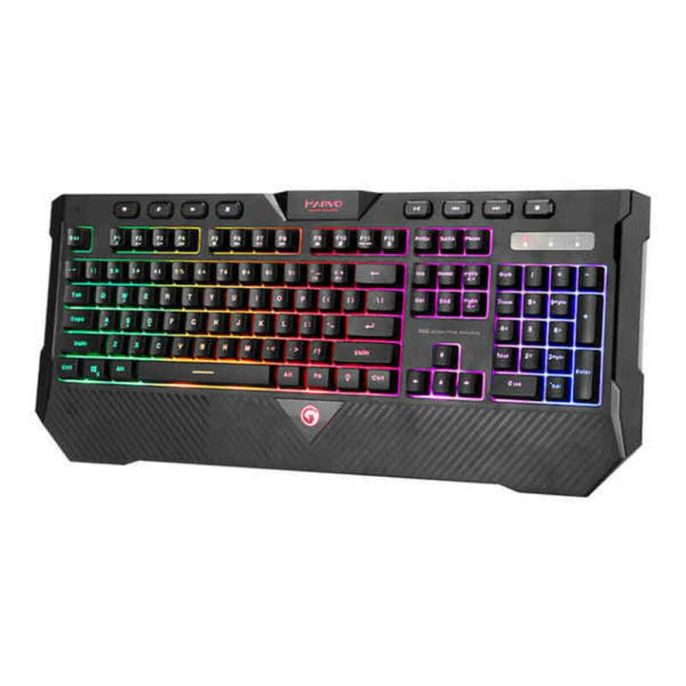 Tastatur Scorpion MA-K656 SP Schwarz Spanisch