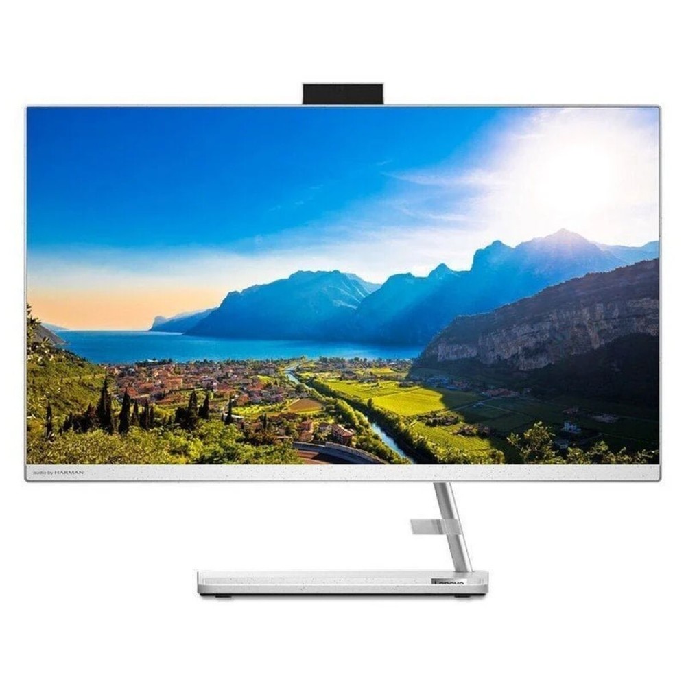 All in One Lenovo IdeaCentre AIO 3 27ITL6 Bianco 27" Qwerty in Spagnolo I5-1155G7 16 GB RAM 512 GB SSD