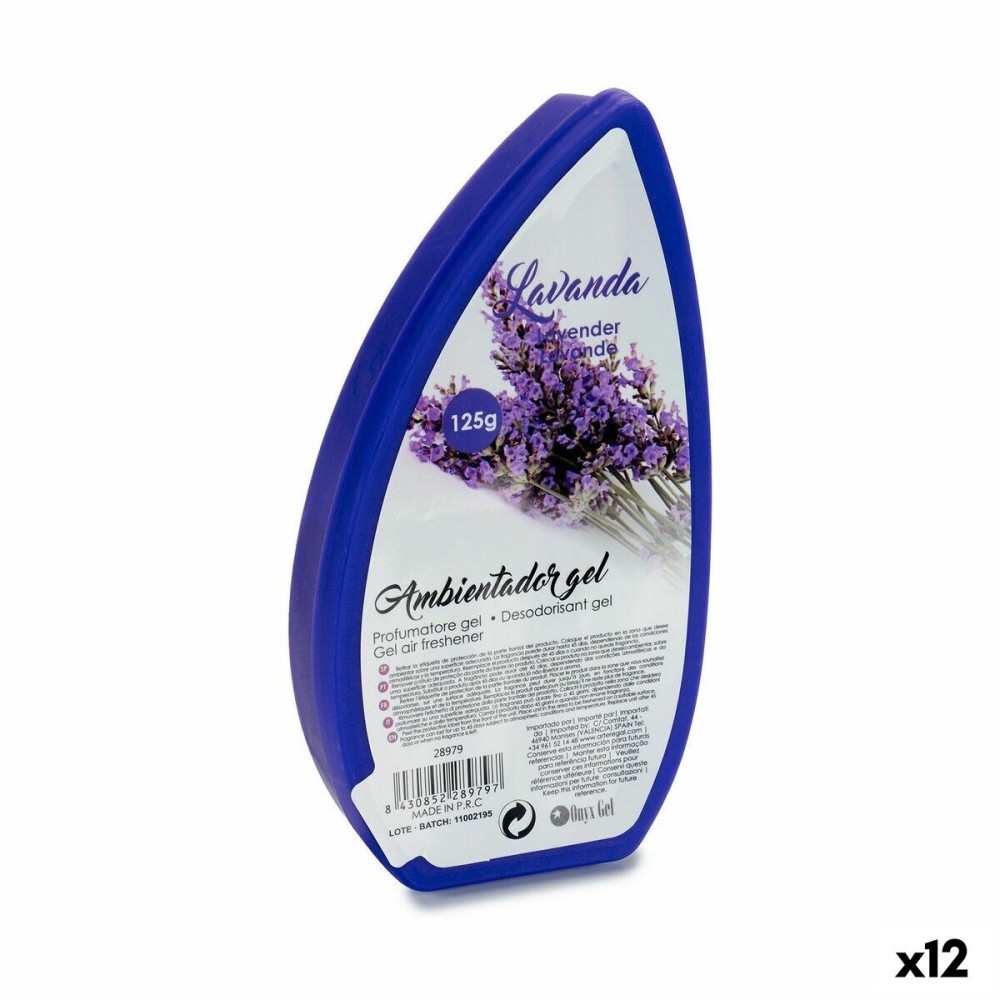Deodorante per Ambienti Gel Lavanda 125 g (12 Unità)