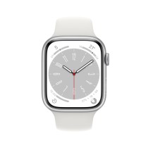 Smartwatch Apple Watch Series 8 Silberfarben Weiß