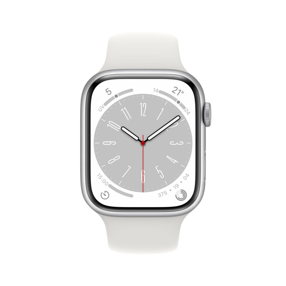 Smartwatch Apple Watch Series 8 Silberfarben Weiß