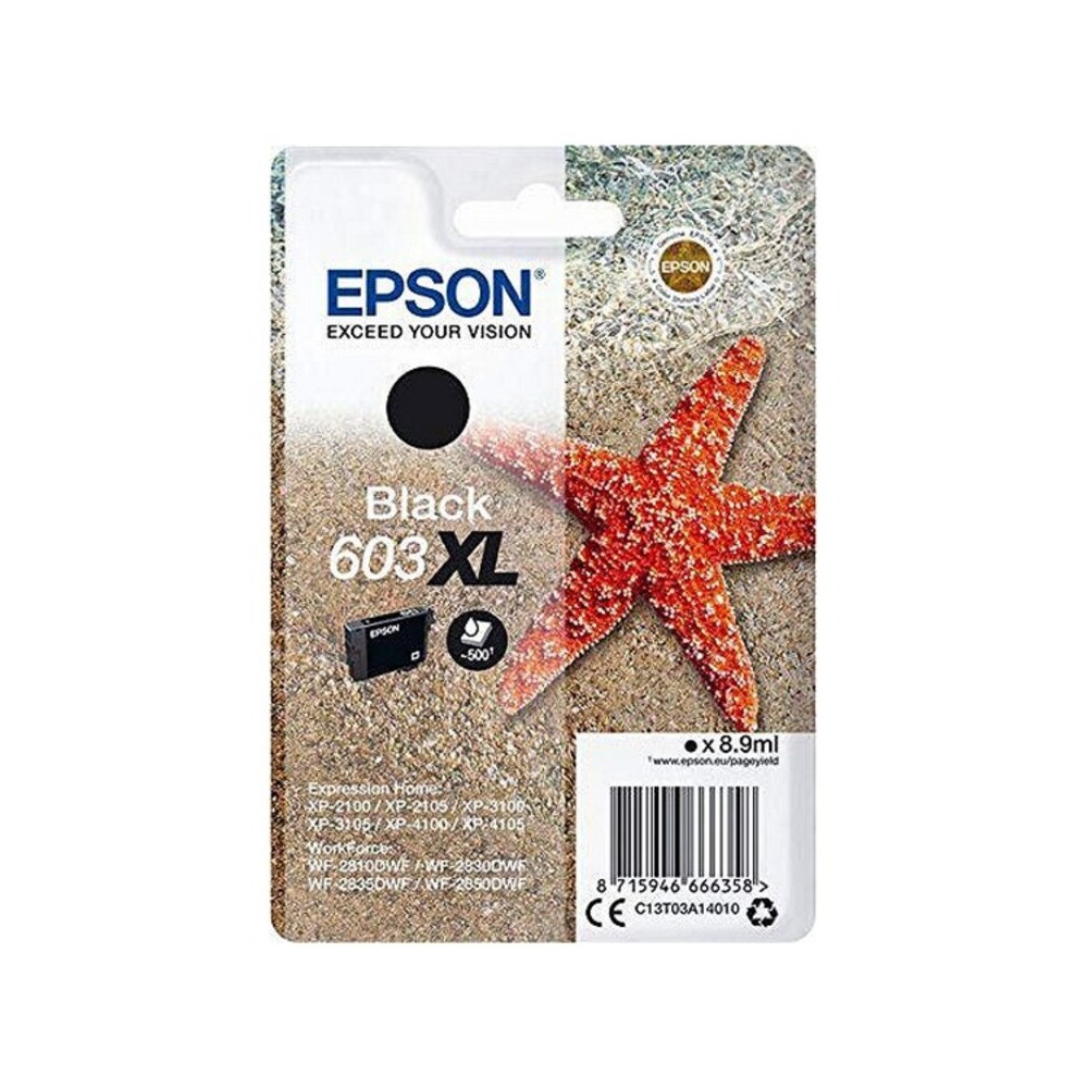 Compatible Ink Cartridge Epson C13T03A14020 8,9 ml Black