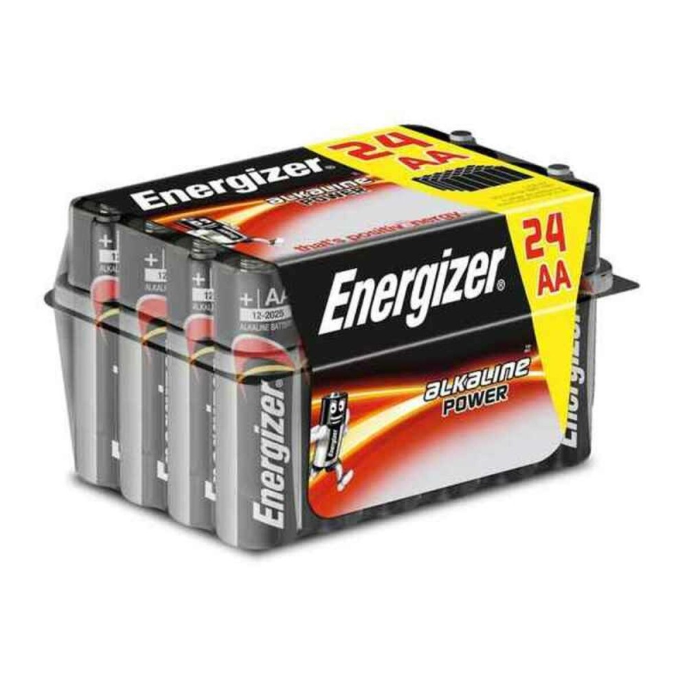 Batterie Alcaline Energizer AA LR6 (24 uds) Nero