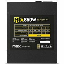 Stromquelle Nox NXHUMMERX850WGD 850 W 840 W 90 W 80 Plus Gold ATX Schwarz