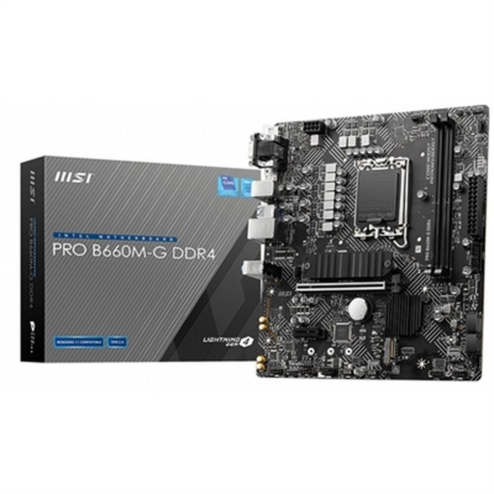 Placa Mãe MSI PRO B660M-G DDR4 Intel INTEL B660 LGA1700 LGA 1700