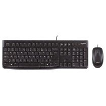 Keyboard and Optical Mouse Logitech Desktop MK120 Black