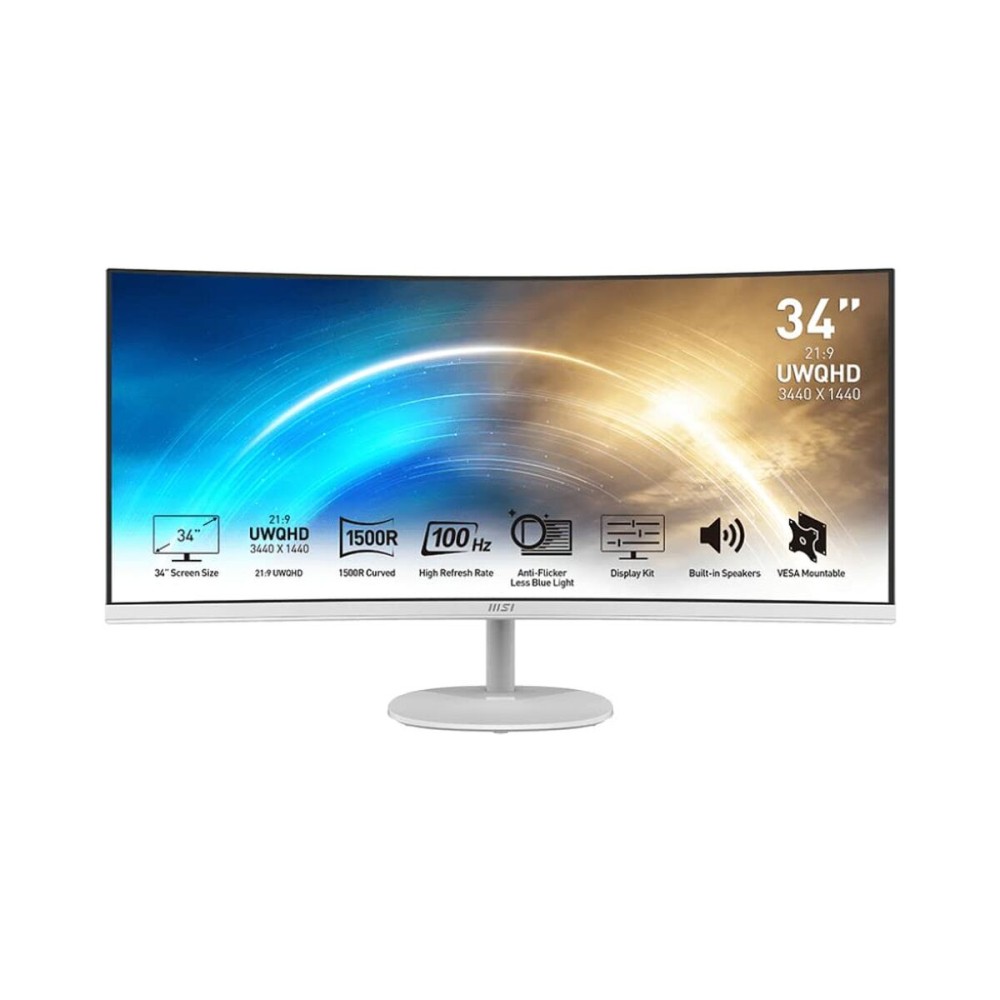 Monitor MSI Blanco 34" 100 Hz