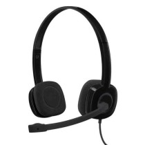 Headphones with Microphone Logitech H150 Stereo Headset Black